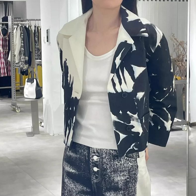 Dries Van Noten Dries Van Noten Cotton Print Jacket - dmc Size US XL / EU 56 / 4 - 4 Thumbnail