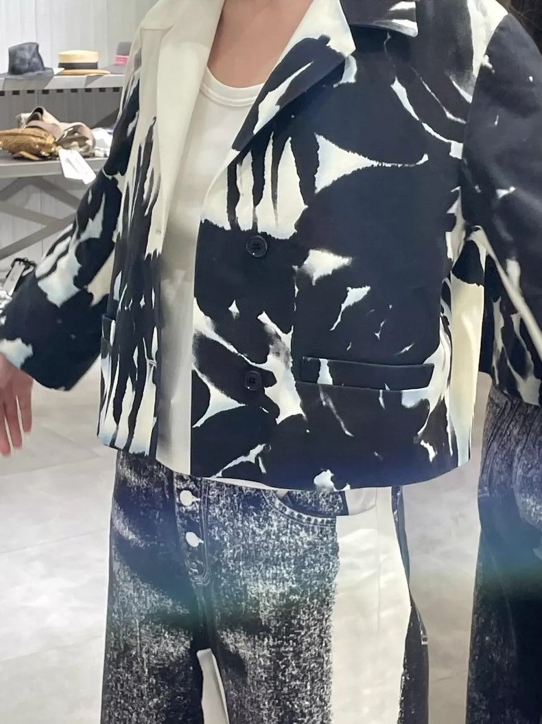 Dries Van Noten Dries Van Noten Cotton Print Jacket - dmc Size US XL / EU 56 / 4 - 6 Thumbnail