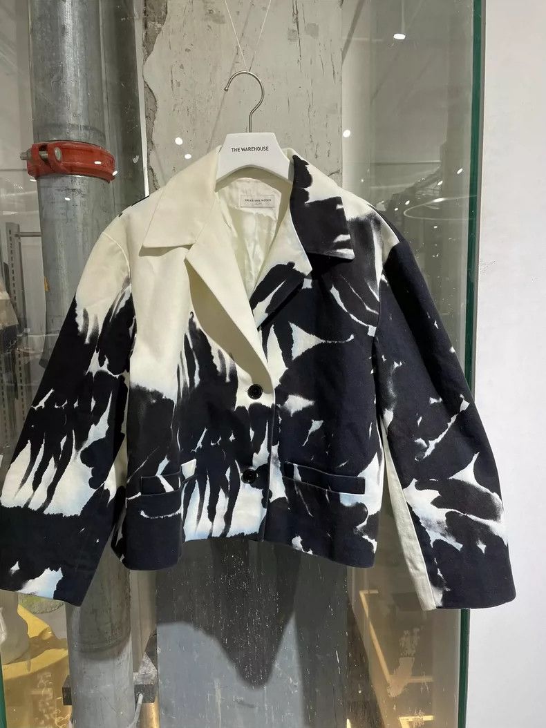 Dries Van Noten Dries Van Noten Cotton Print Jacket - dmc Size US XL / EU 56 / 4 - 2 Thumbnail