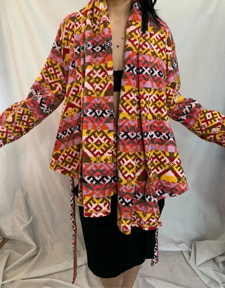 Vivienne Westwood Vivienne Westwood Logo Embroidered Robe - dmc Size US M / EU 48-50 / 2 - 2 Thumbnail