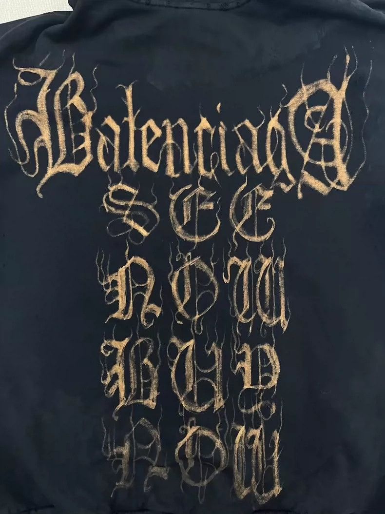 Balenciaga Balenciaga Heavy Metal FW23 Zip Hoodie - dmc Size US S / EU 44-46 / 1 - 4 Thumbnail