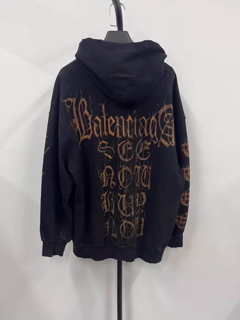 Balenciaga Balenciaga Heavy Metal FW23 Zip Hoodie - dmc Size US S / EU 44-46 / 1 - 2 Thumbnail