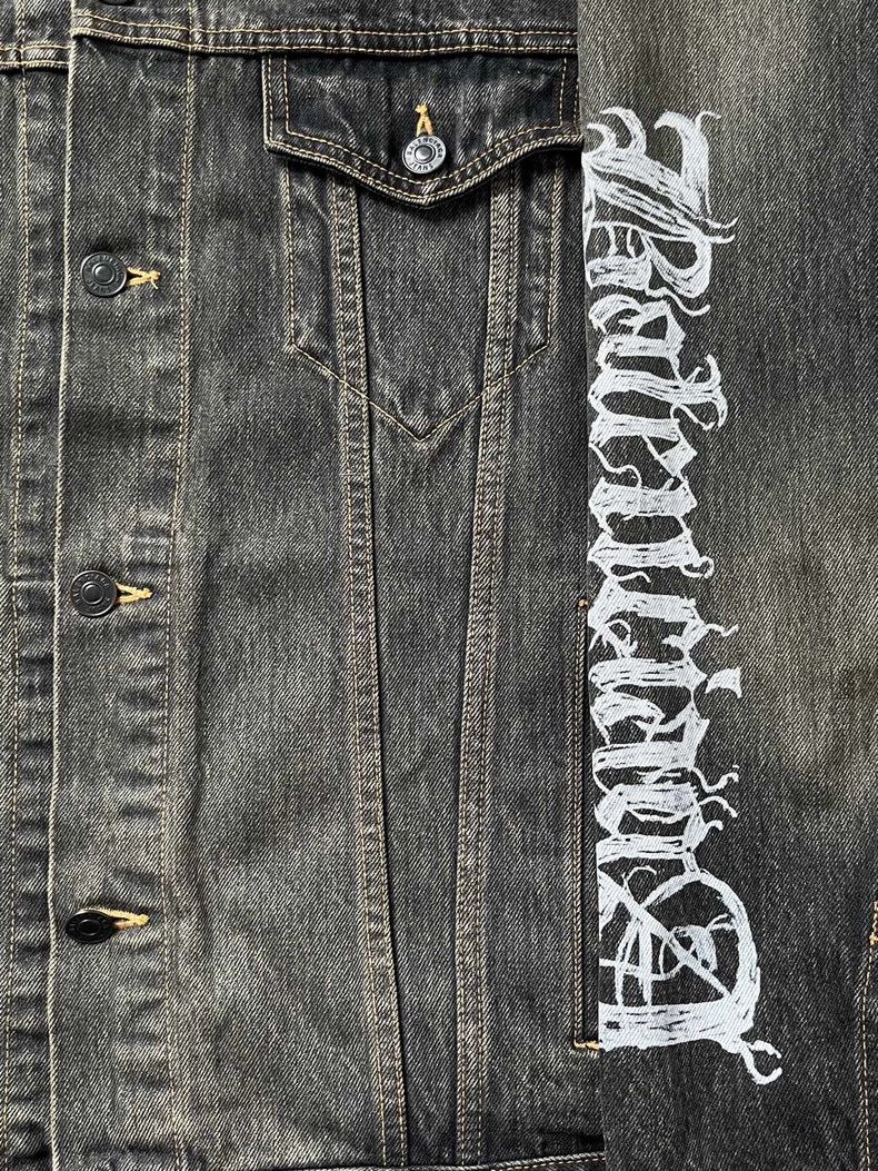 Balenciaga Balenciaga Dragon Year Distressed Denim Jacket - dmc Size US XS / EU 42 / 0 - 4 Thumbnail