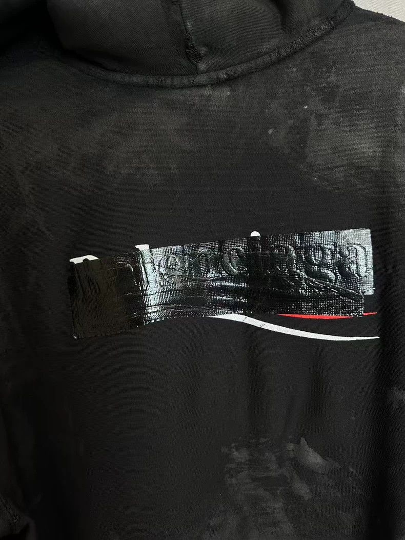 Balenciaga Balenciaga Mud-Dyed Zip Hoodie - dmc Size US S / EU 44-46 / 1 - 6 Thumbnail