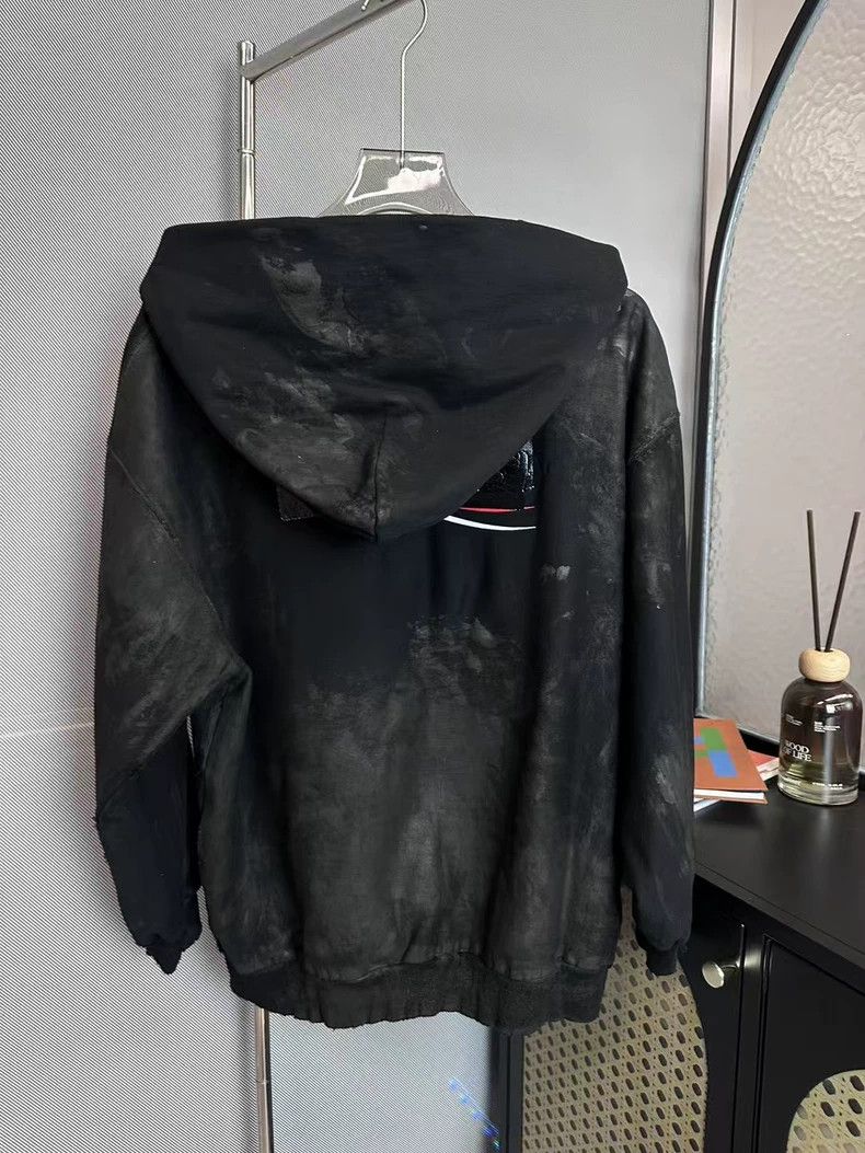 Balenciaga Balenciaga Mud-Dyed Zip Hoodie - dmc Size US S / EU 44-46 / 1 - 2 Thumbnail