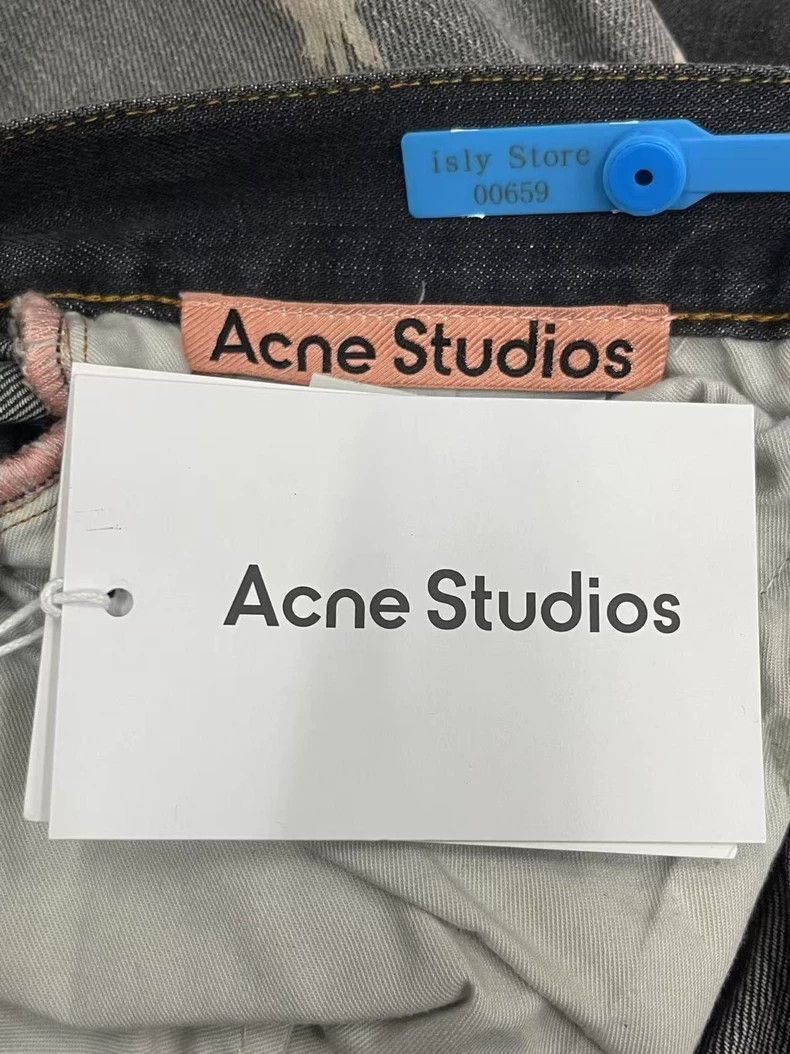Acne Studios Acne Studios 1981 Washed Low-Waist Jeans - dmc Size US 33 - 4 Thumbnail