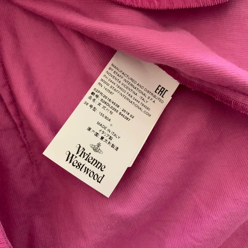 Vivienne Westwood Vivienne Westwood Pink Heart Cutout Shirt - dmc Size US S / EU 44-46 / 1 - 6 Thumbnail