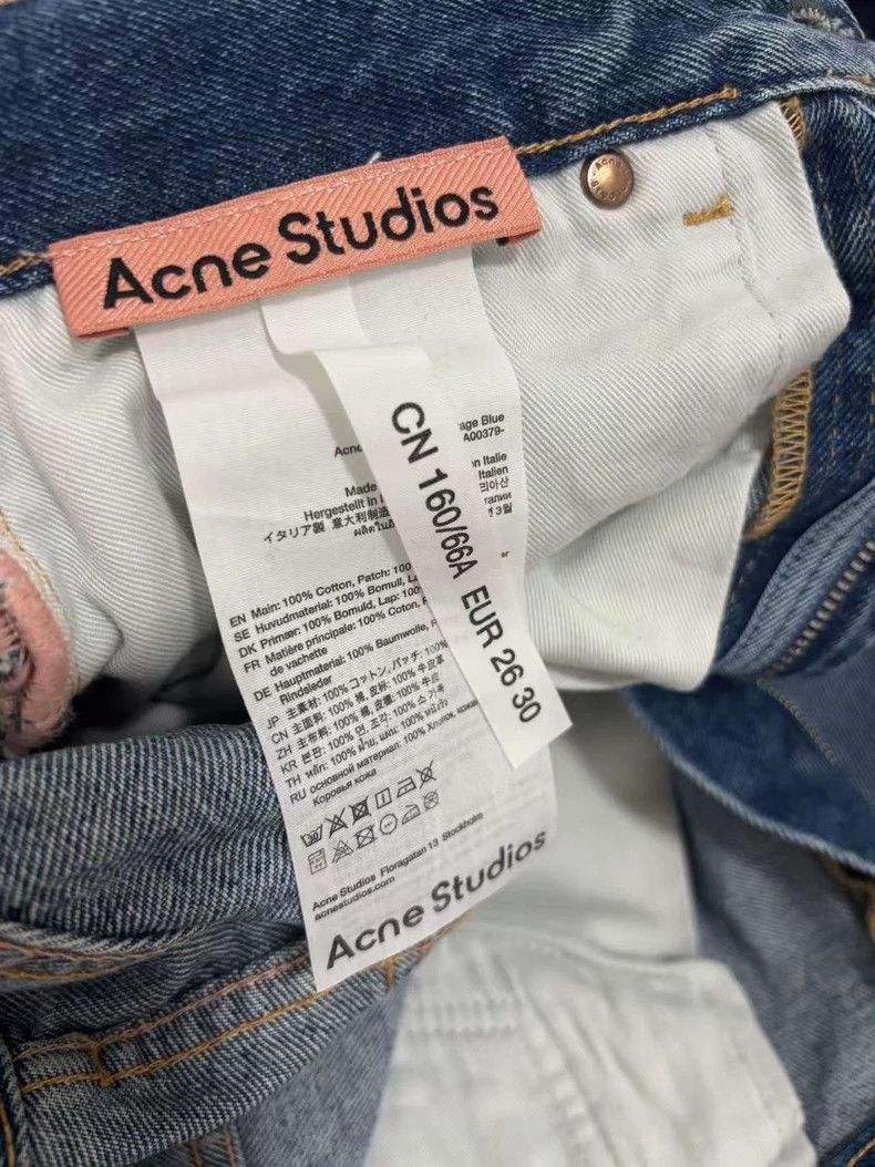 Acne Studios Acne Studios Vintage Faded High-Waist Jeans - dmc Size US 26 / EU 42 - 5 Thumbnail