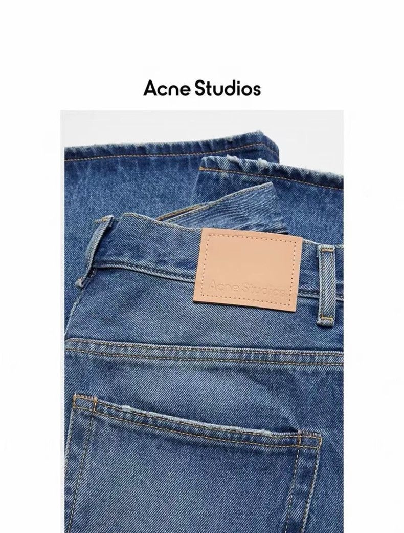 Acne Studios Acne Studios Vintage Faded High-Waist Jeans - dmc Size US 26 / EU 42 - 3 Thumbnail