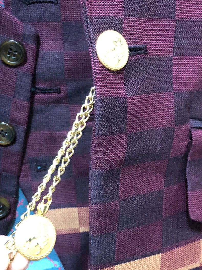 Vivienne Westwood Vivienne Westwood Checkered Blazer Jacket - dmc Size US M / EU 48-50 / 2 - 4 Thumbnail