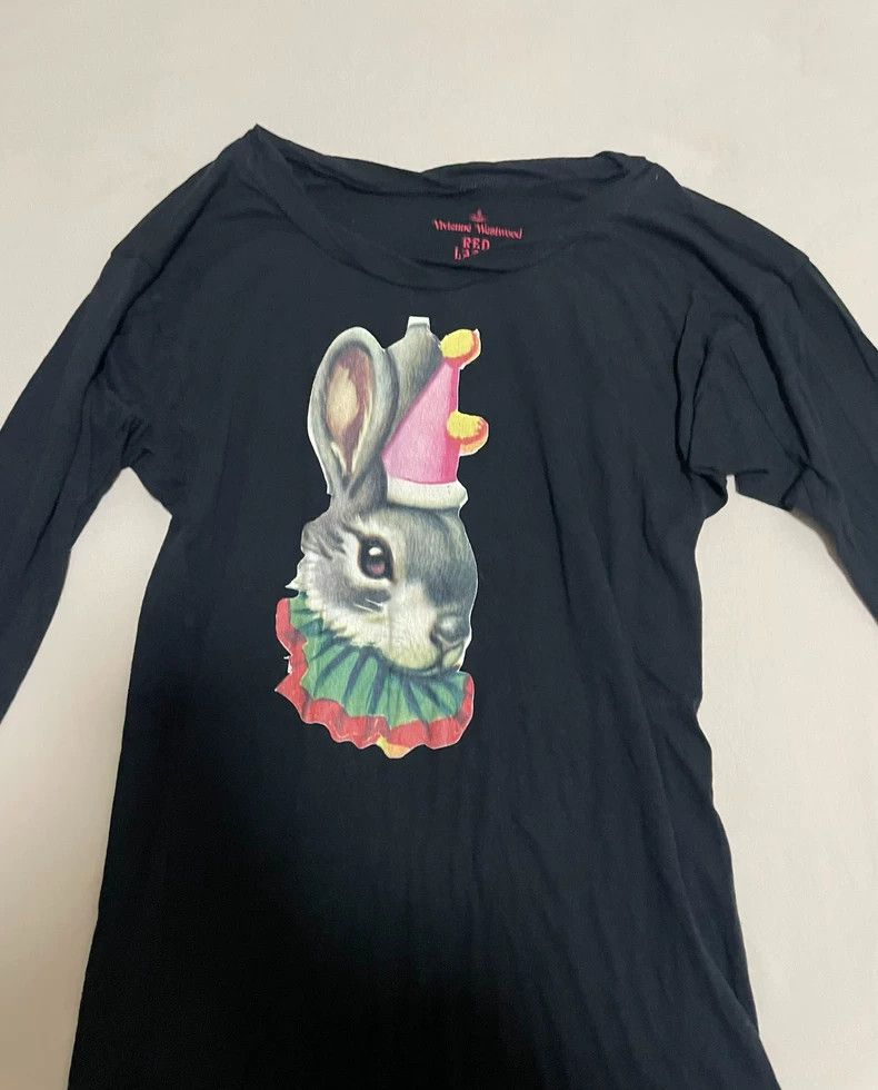 Vivienne Westwood Vivienne Westwood Rabbit Print Long Sleeve Top - dmc Size US XS / EU 42 / 0 - 6 Thumbnail