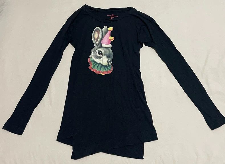 Vivienne Westwood Vivienne Westwood Rabbit Print Long Sleeve Top - dmc Size US XS / EU 42 / 0 - 5 Thumbnail