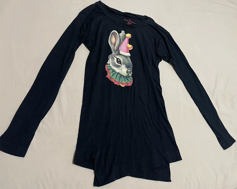 Vivienne Westwood Vivienne Westwood Rabbit Print Long Sleeve Top - dmc Size US XS / EU 42 / 0 - 3 Thumbnail