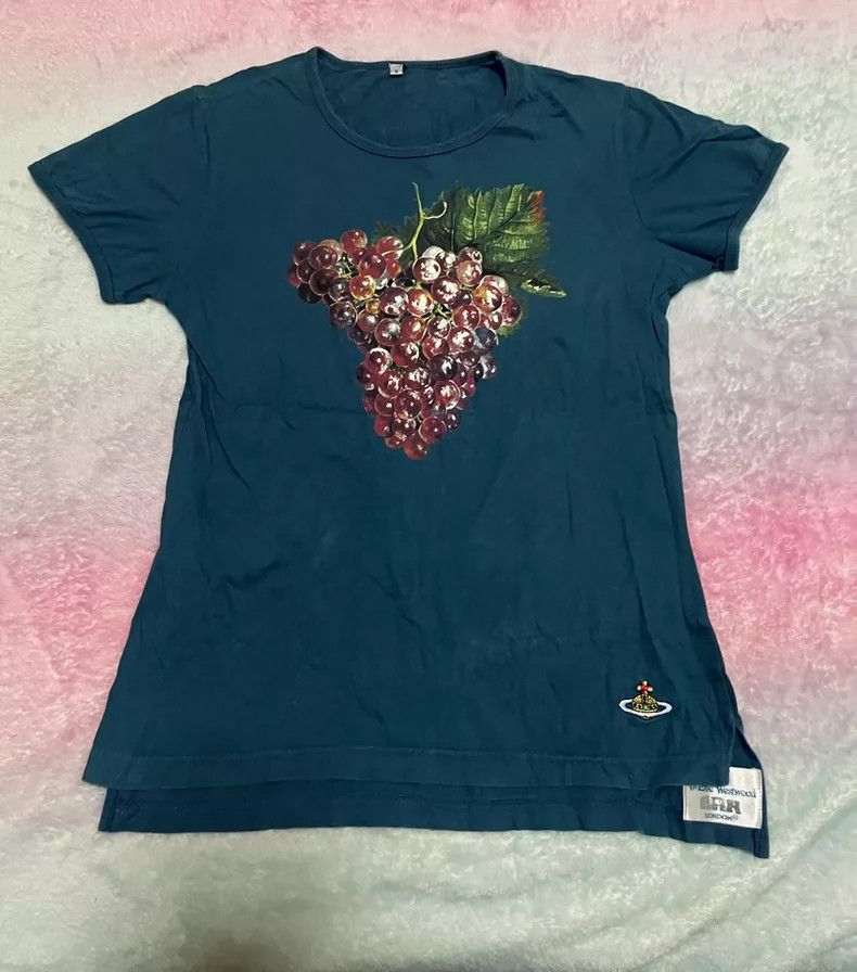 Vivienne Westwood Vivienne Westwood Vintage Grape Print T-Shirt - dmc Size US M / EU 48-50 / 2 - 2 Thumbnail