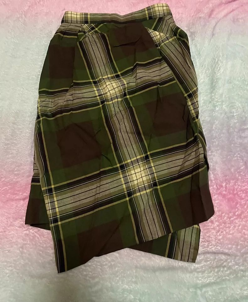 Vivienne Westwood Vivienne Westwood Vintage Plaid Midi Skirt - dmc Size US 38 / EU 54 - 2 Thumbnail