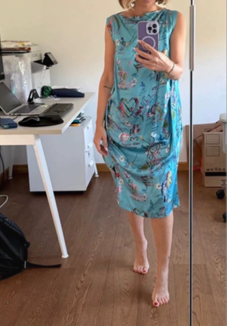 Vivienne Westwood Vivienne Westwood Sleeveless Printed Dress - dmc Size US S / EU 44-46 / 1 - 8 Thumbnail