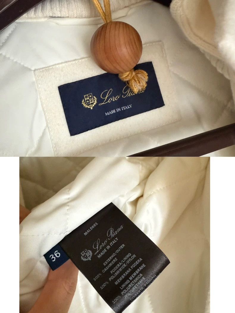 Loro Piana Loro Piana Icery Snow White Cashmere Coat - dmc Size US M / EU 48-50 / 2 - 6 Thumbnail