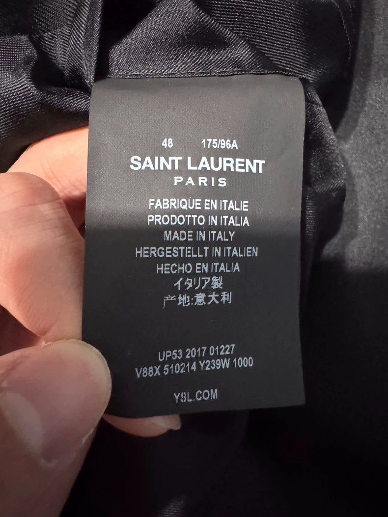 Yves Saint Laurent YSL Men's Classic Wool Suit Size US L / EU 52-54 / 3 - 5 Thumbnail
