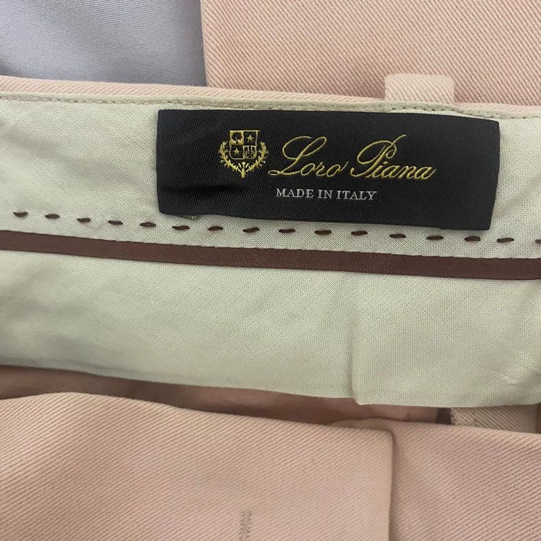 Ermenegildo Zegna Loro Piana Pink Casual Pants New Size US 30 / EU 46 - 4 Thumbnail