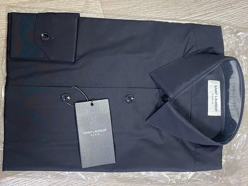 Saint Laurent Paris Saint Laurent Men's Dress Shirt Size US M / EU 48-50 / 2 - 2 Thumbnail
