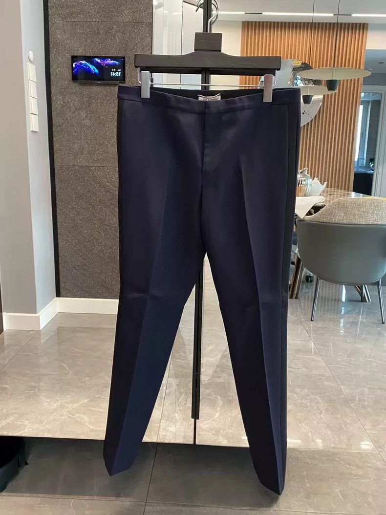 Saint Laurent Paris Saint Laurent Dark Blue Tuxedo Set Size US 31 - 4 Thumbnail