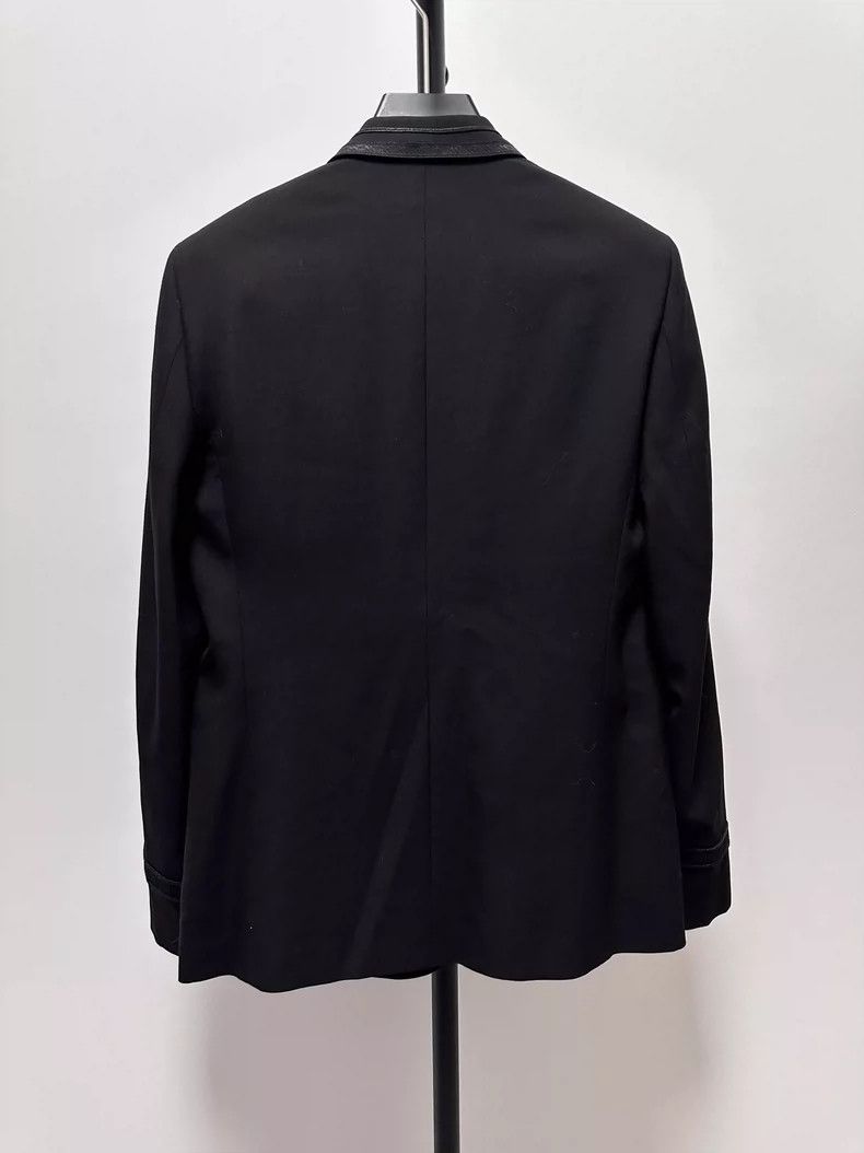 Saint Laurent Pure Black Court Blazer