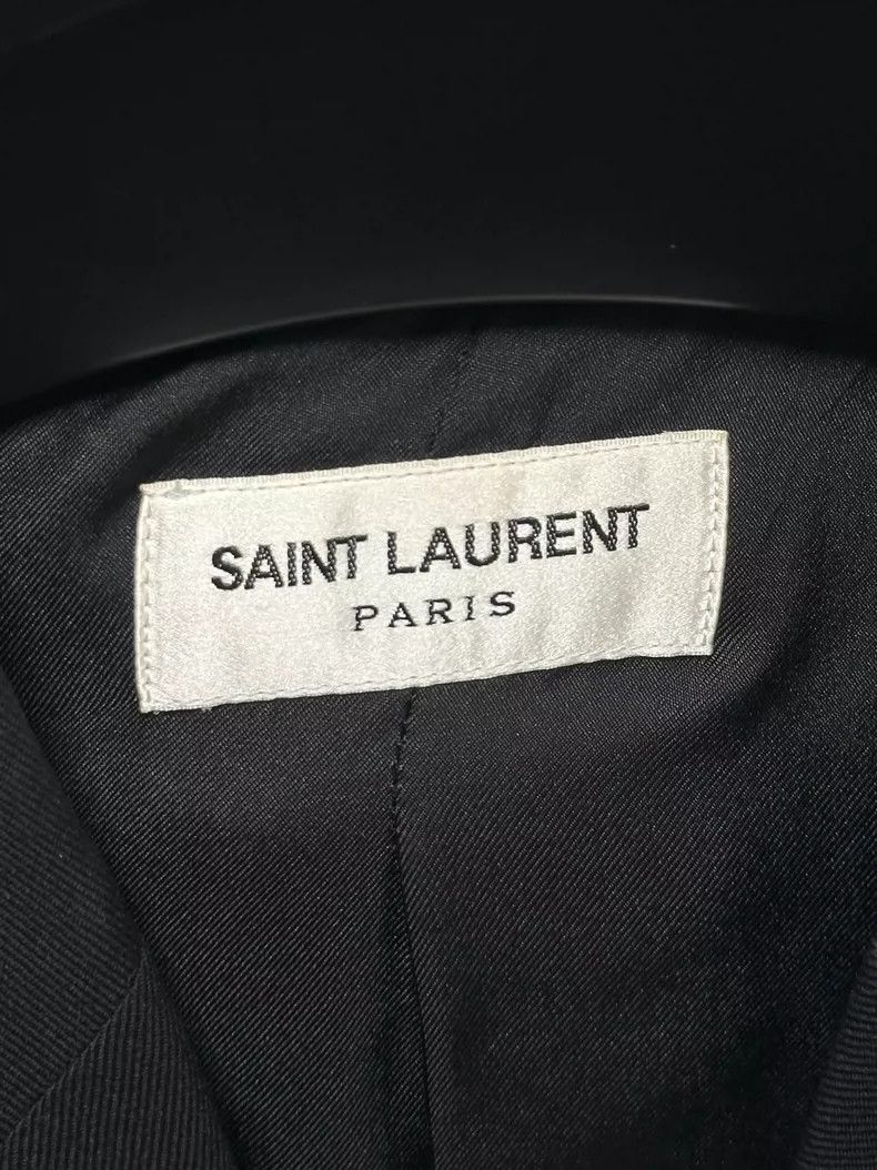 Saint Laurent Pure Black Court Blazer