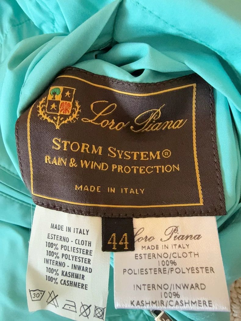 Loro Piana Loro Piana Blue Windbreaker Jacket Size US L / EU 52-54 / 3 - 5 Thumbnail