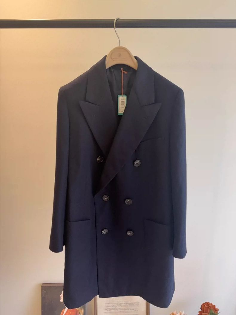 Loro Piana Loro Piana Double-Breasted Long Coat Size M / US 6-8 / IT 42-44 - 4 Thumbnail
