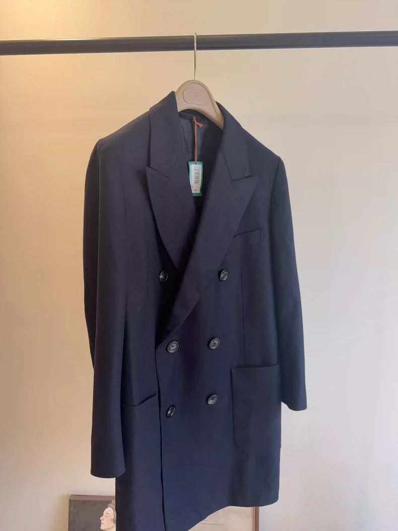 Loro Piana Loro Piana Double-Breasted Long Coat Size M / US 6-8 / IT 42-44 - 3 Thumbnail