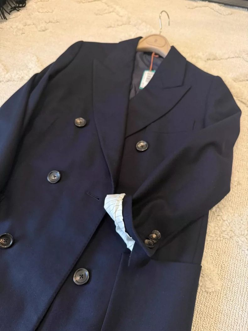Loro Piana Loro Piana Double-Breasted Long Coat Size M / US 6-8 / IT 42-44 - 5 Thumbnail