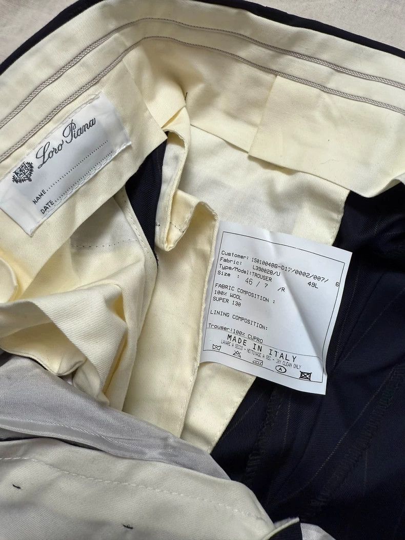 Loro Piana Loro Piana Wool Striped Casual Trousers Size US 30 / EU 46 - 4 Thumbnail