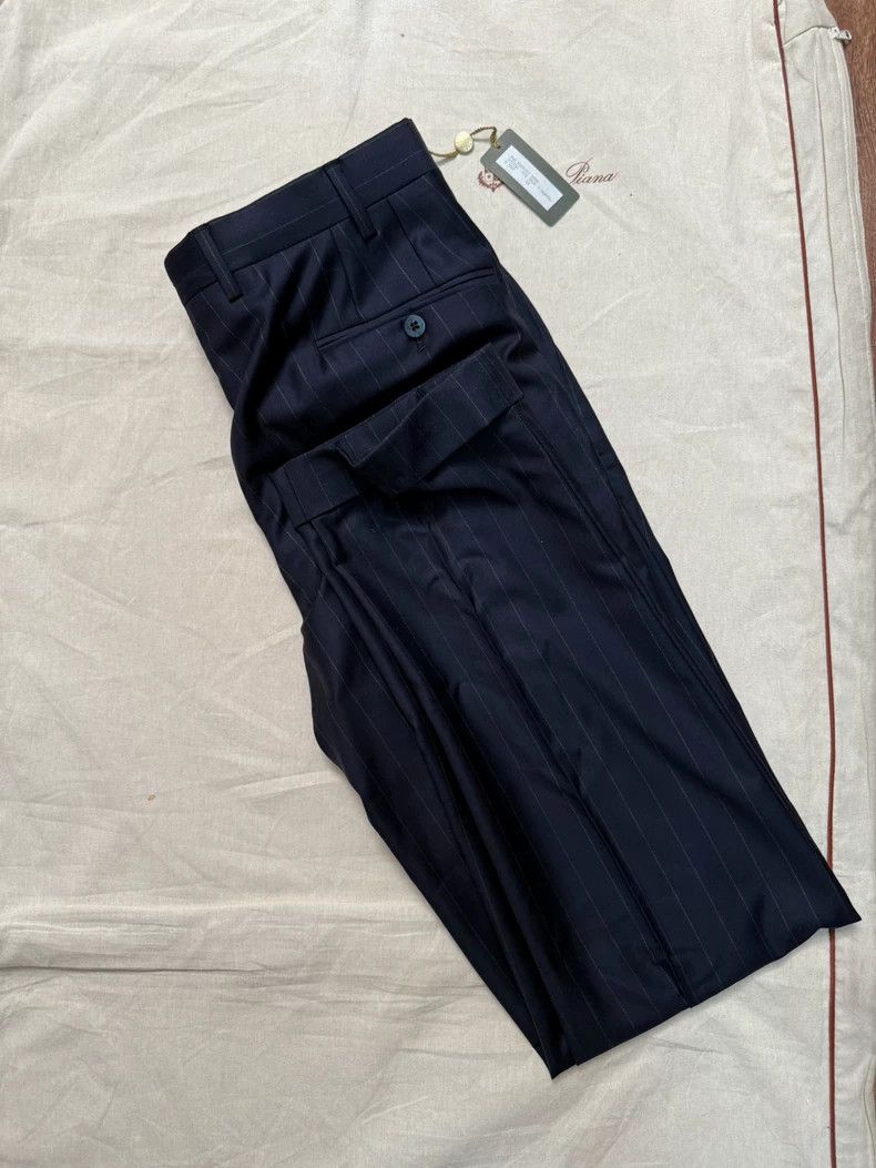 Loro Piana Loro Piana Wool Striped Casual Trousers Size US 30 / EU 46 - 5 Thumbnail