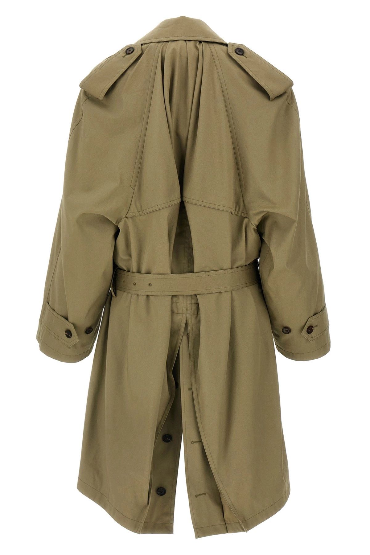 Balenciaga 'Draped Neck' trench coat Size XS / US 0-2 / IT 36-38 - 2 Thumbnail