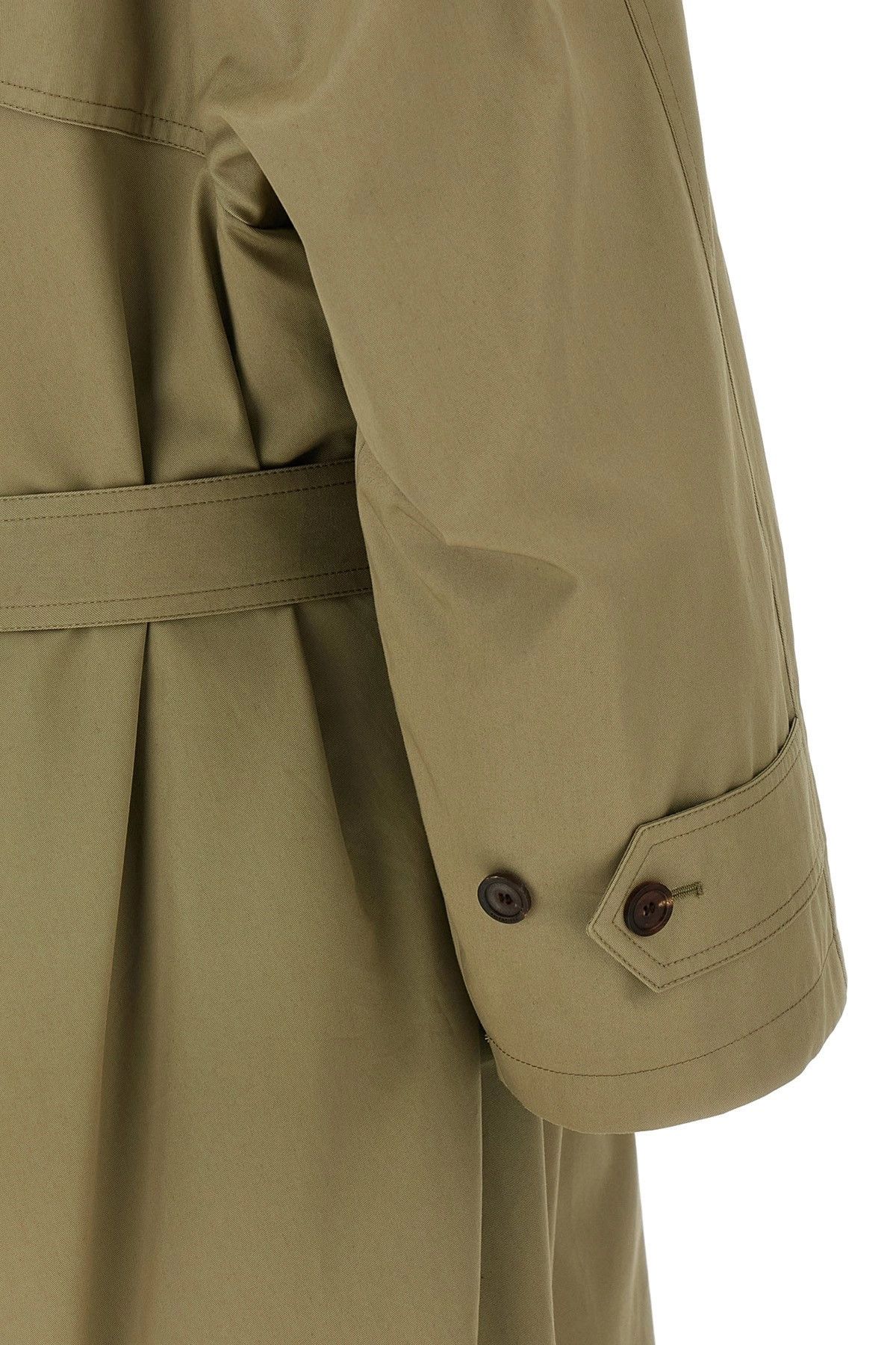 Balenciaga 'Draped Neck' trench coat Size XS / US 0-2 / IT 36-38 - 4 Thumbnail