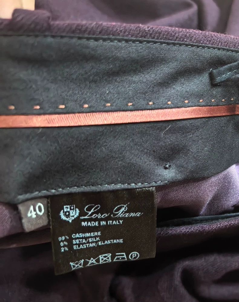 Loro Piana Loro Piana Cashmere High-Waist Pants Size US 30 / EU 46 - 8 Thumbnail