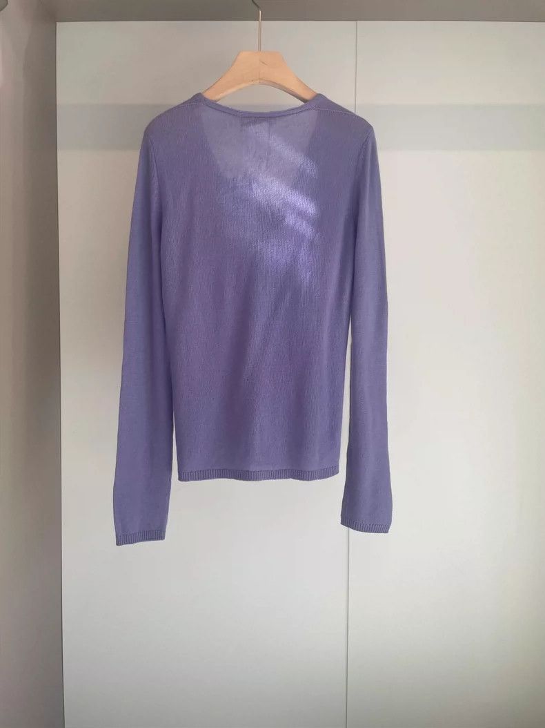 Loro Piana Loro Piana Purple Cashmere Cardigan Set Size US M / EU 48-50 / 2 - 2 Thumbnail