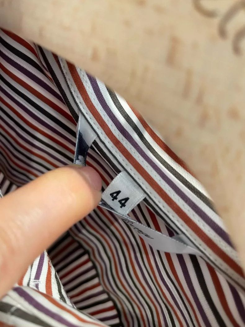 Loro Piana Loro Piana Striped Cotton Button-Up Shirt Size US M / EU 48-50 / 2 - 4 Thumbnail