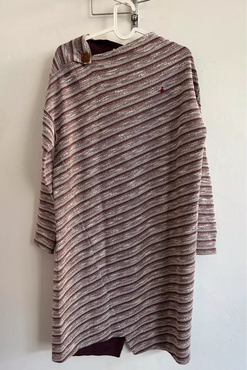 Vivienne Westwood Vivienne Westwood Asymmetric Striped Dress - dmc Size US 30 / EU 46 - 2 Thumbnail