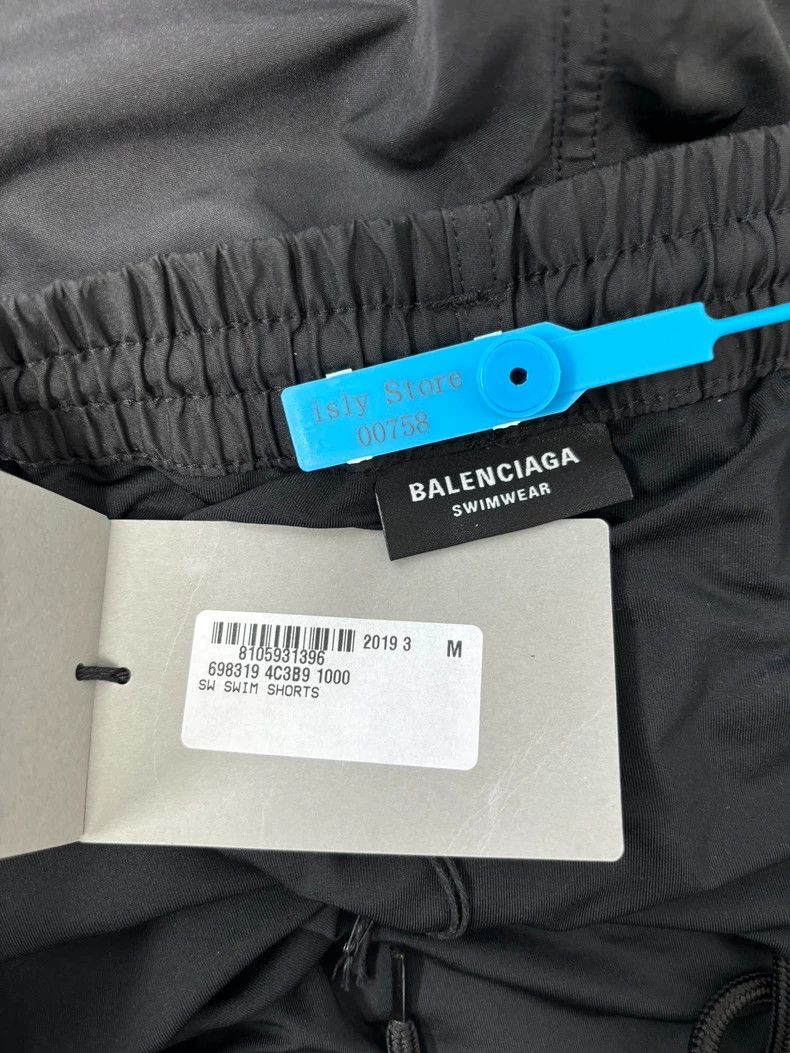 Balenciaga Balenciaga Sport b Black Sports Shorts - dmc Size US 30 / EU 46 - 4 Thumbnail