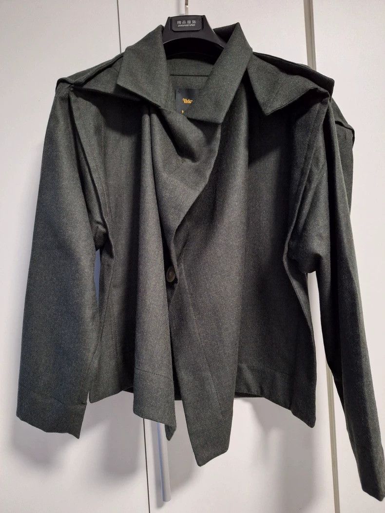 Vivienne Westwood Vivienne Westwood Asymmetric Collar Jacket - dmc Size US L / EU 52-54 / 3 - 4 Thumbnail