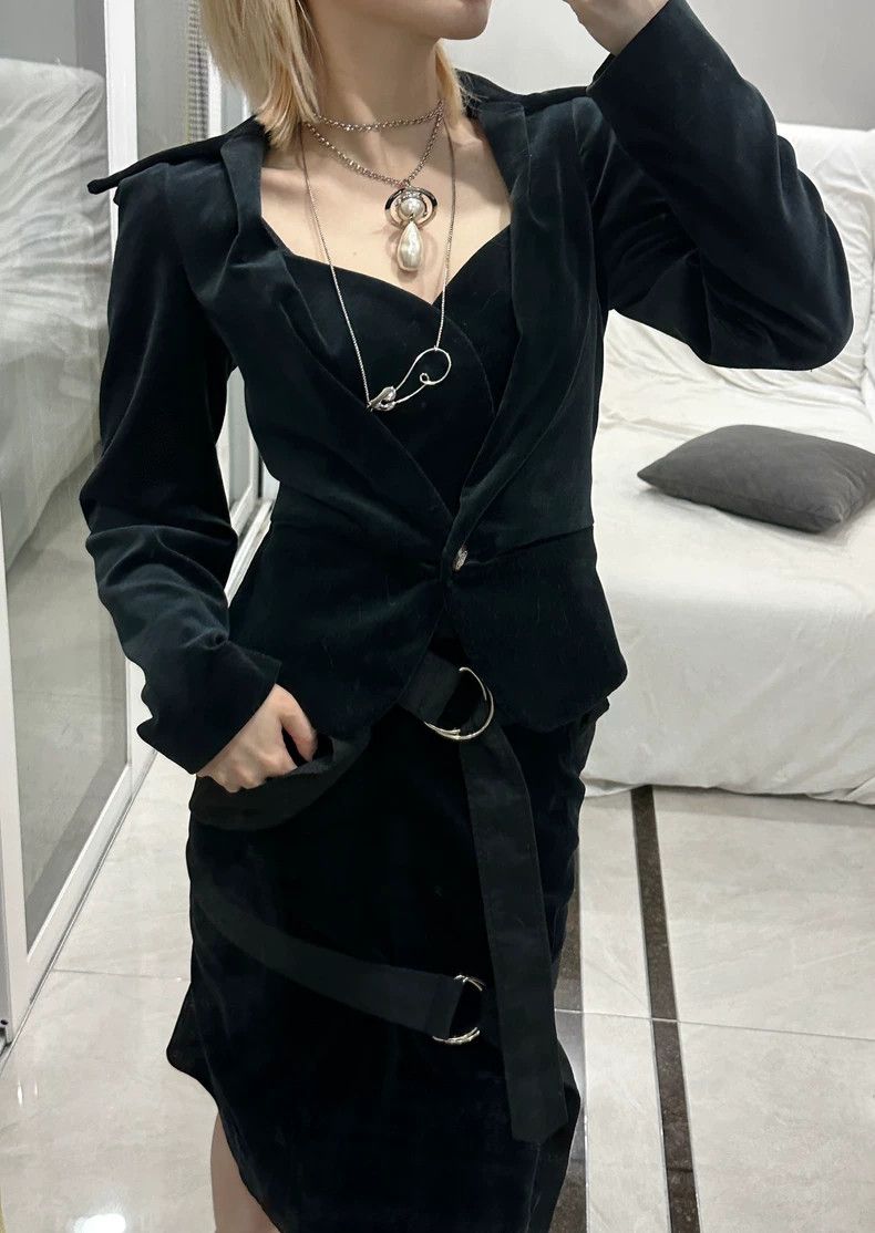 Vivienne Westwood Vivienne Westwood Heart Velvet Blazer Coat - dmc Size US M / EU 48-50 / 2 - 4 Thumbnail