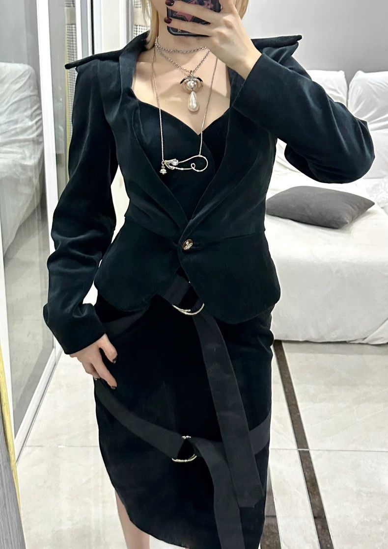 Vivienne Westwood Vivienne Westwood Heart Velvet Blazer Coat - dmc Size US M / EU 48-50 / 2 - 5 Thumbnail