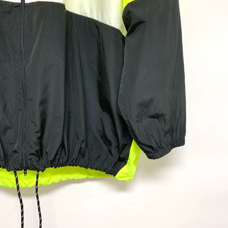 Balenciaga Neon Yellow Paneled Jacket dmc
