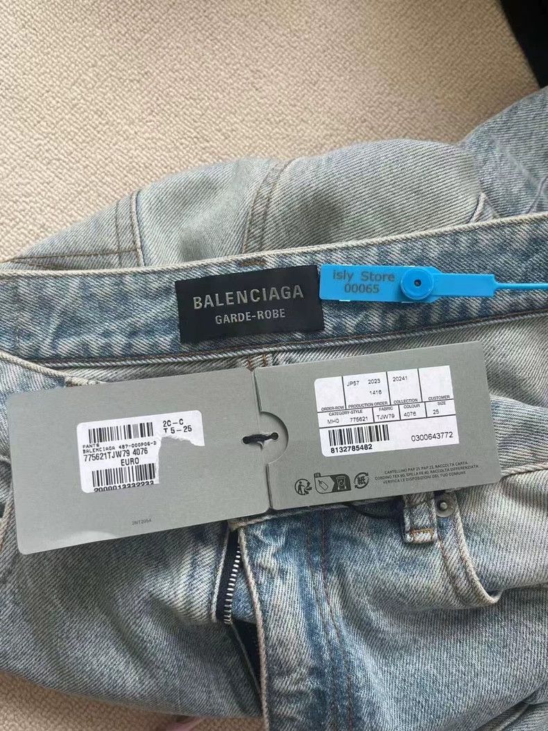 Balenciaga Balenciaga Ice Blue Flared Jeans - dmc Size US 26 / EU 42 - 4 Thumbnail