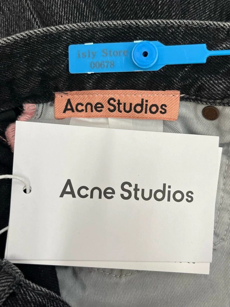 Acne Studios Acne Studios SS22 Wide-Leg Denim Jeans - dmc Size US 26 / EU 42 - 3 Thumbnail