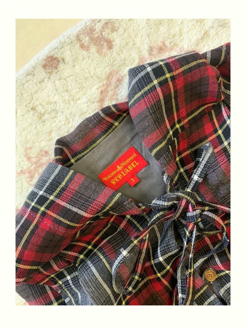 Vivienne Westwood Vivienne Westwood Vintage Plaid Dress - dmc Size US 32 / EU 48 - 4 Thumbnail