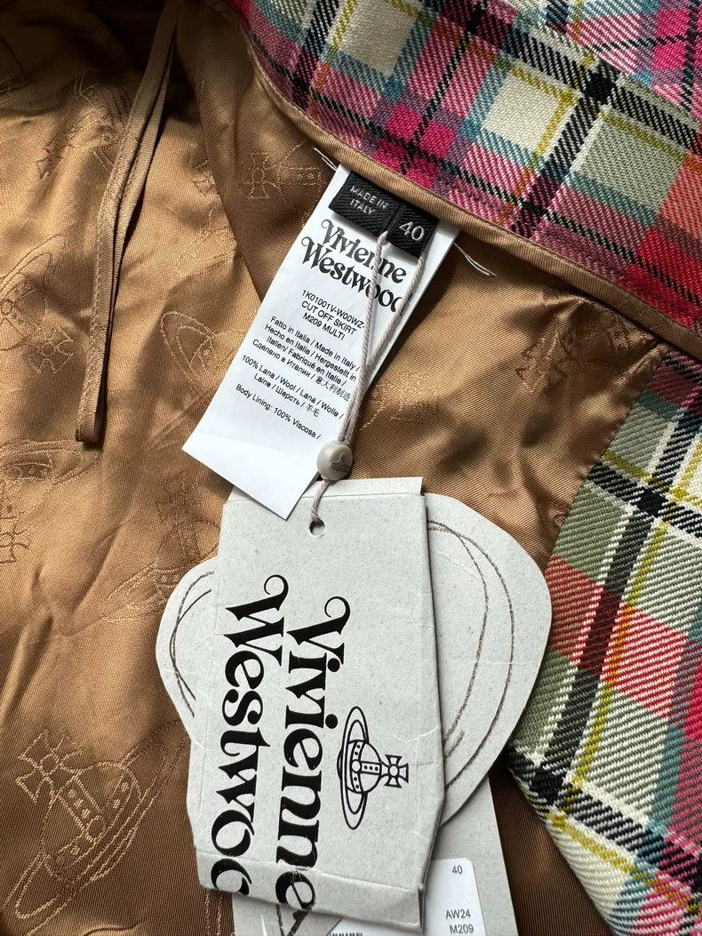 Vivienne Westwood Vivienne Westwood Wool Plaid Mini Skirt - dmc Size 26" / US 2 / IT 38 - 2 Thumbnail