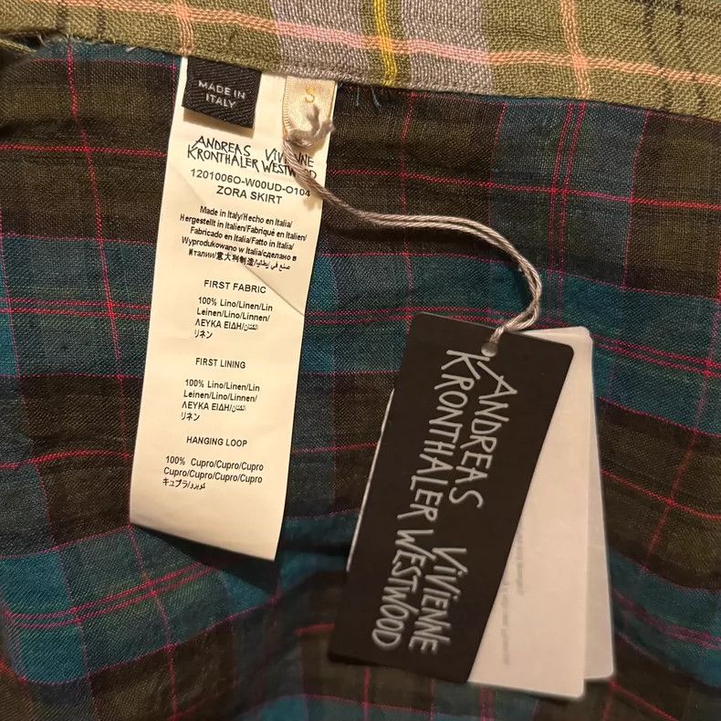 Vivienne Westwood Vivienne Westwood Plaid Wrap Mini Skirt Zora - dmc Size 26" / US 2 / IT 38 - 5 Thumbnail