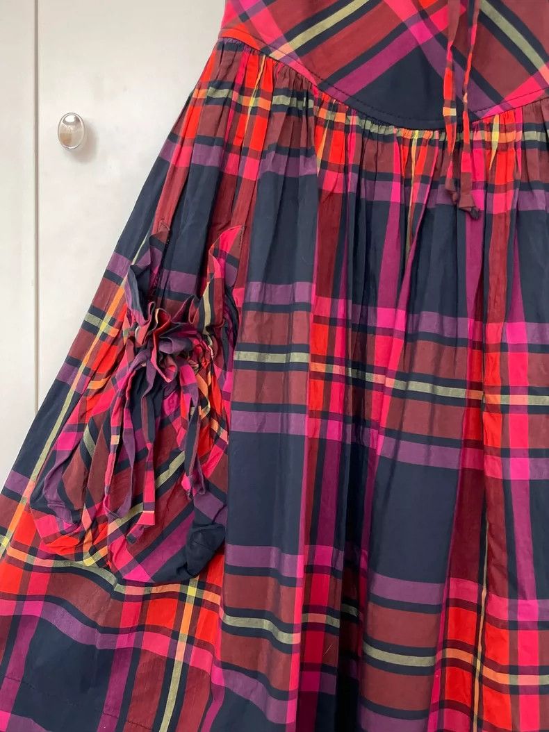 Vivienne Westwood Vivienne Westwood Vintage Red Plaid Dress - dmc Size M / US 6-8 / IT 42-44 - 5 Thumbnail